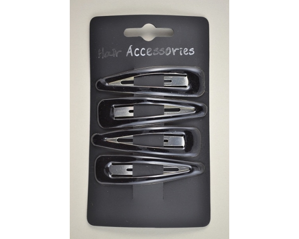 Card of 4 large black snappys