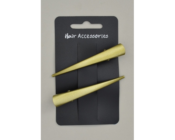 2 beak clips per card. Approx 8cm. Assorted colours of gold, silver, bronze & black